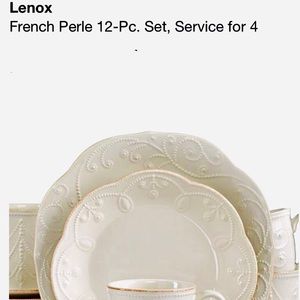 French perle set 12 pieces